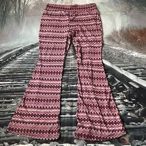 Stretchy bell bottom pants